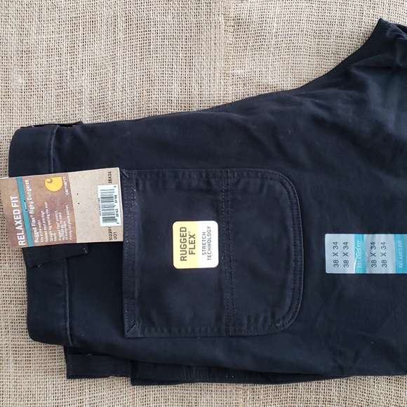 Carhartt Other - Carhartt Rugged Flex – Black Denim 38 x 34  NWT